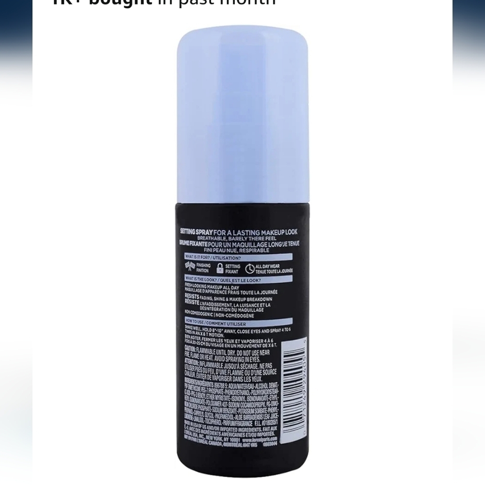 L'Oreal Infallible Pro-Spray & Set Makeup Setting Spray 100ml - Picture 3 of 8